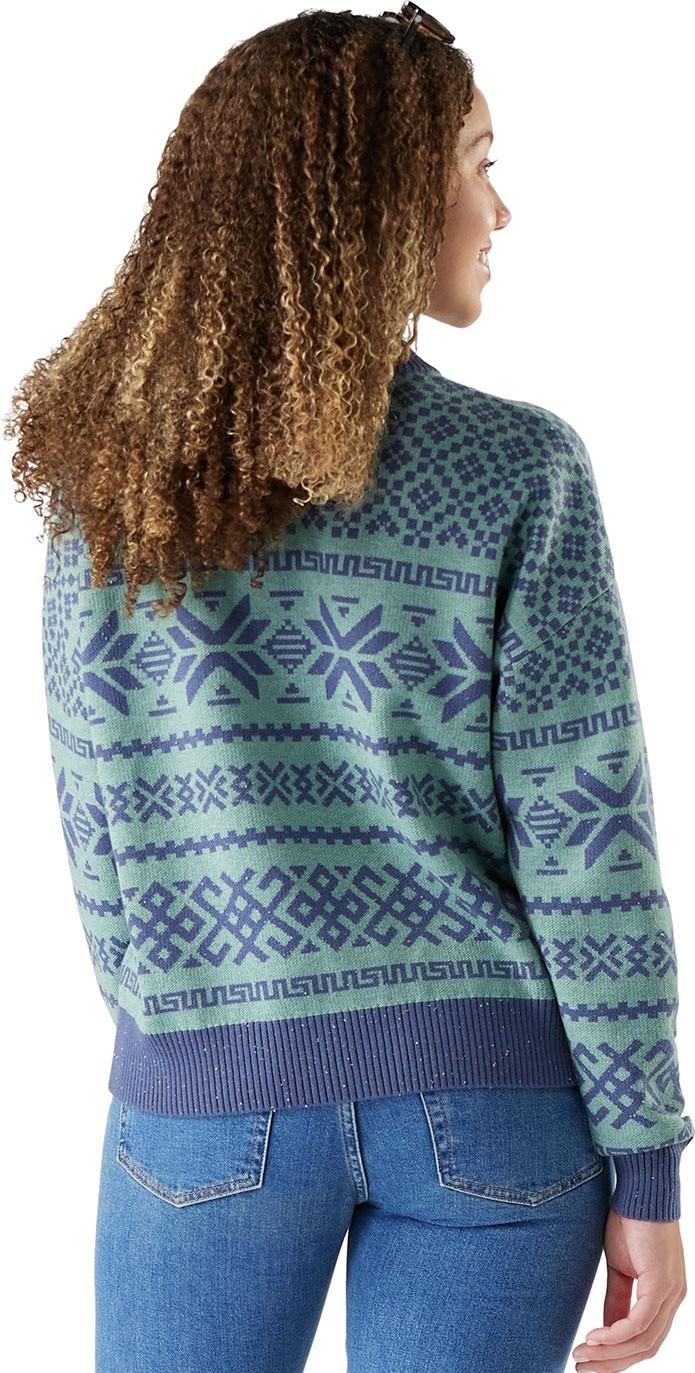 Edgewood Heritage Crew Sweater - Womens - arctic green 1