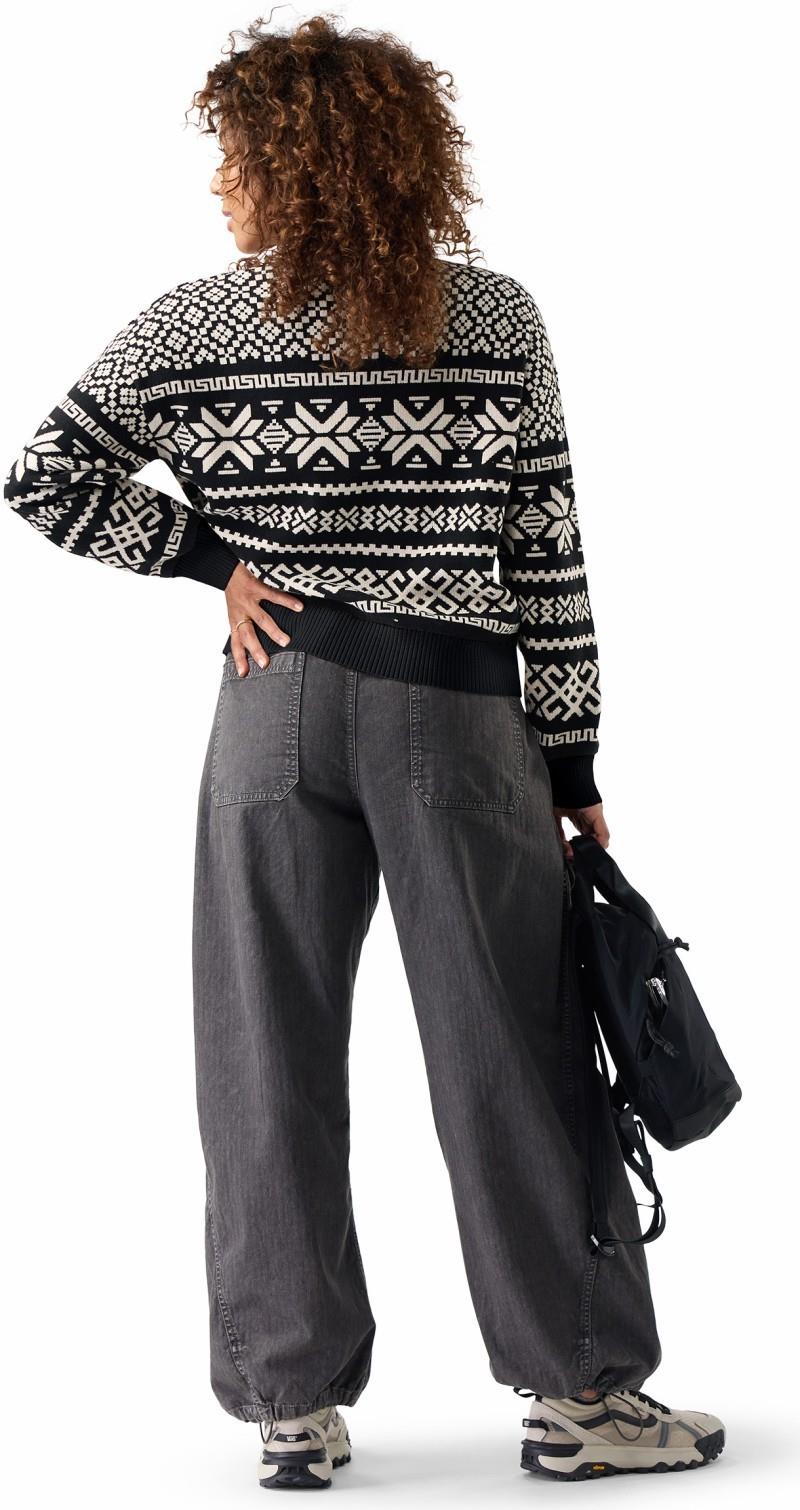 Edgewood Heritage Crew Sweater - Womens - black 1