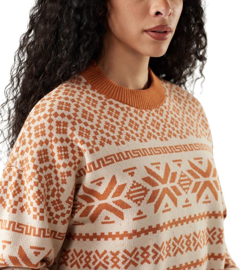 Edgewood Heritage Crew Sweater - Womens - terracotta 1