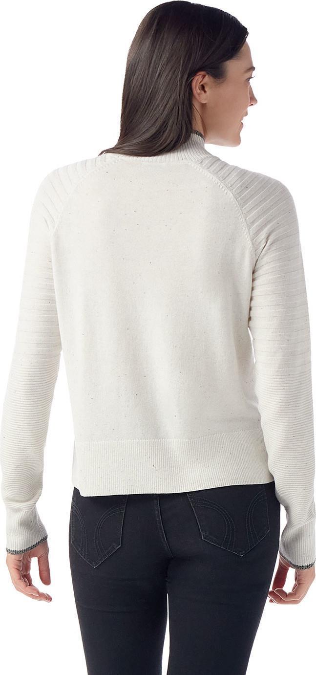 Edgewood Mock Neck Sweater - Womens - Natural Donegal 3