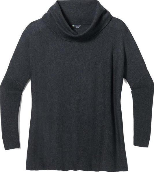 Edgewood Poncho Sweater - Womens - Charcoal Heather 1