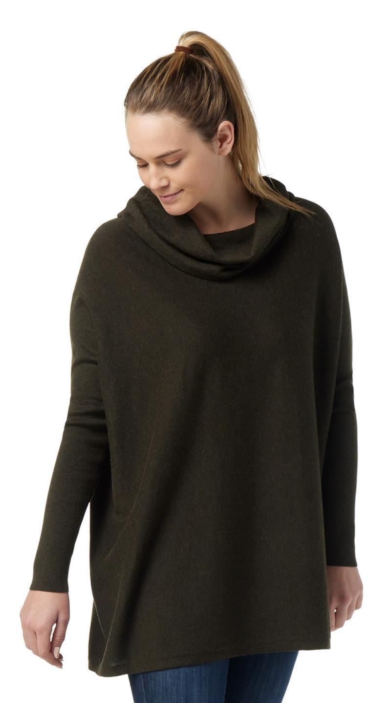 Edgewood Poncho Sweater - Womens - North Woods Heather 2