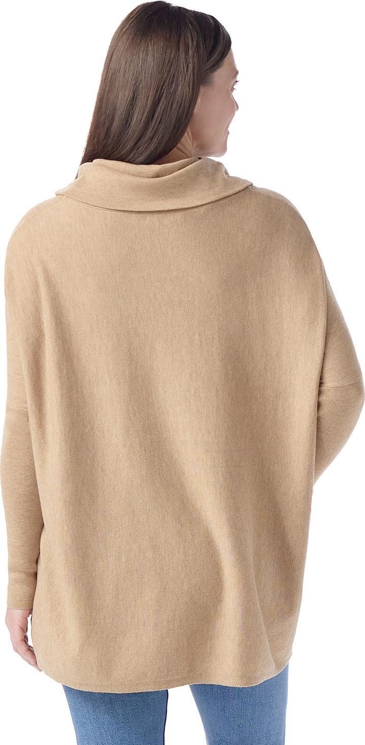 Edgewood Poncho Sweater - Womens - Toasted Coconut Heather 2