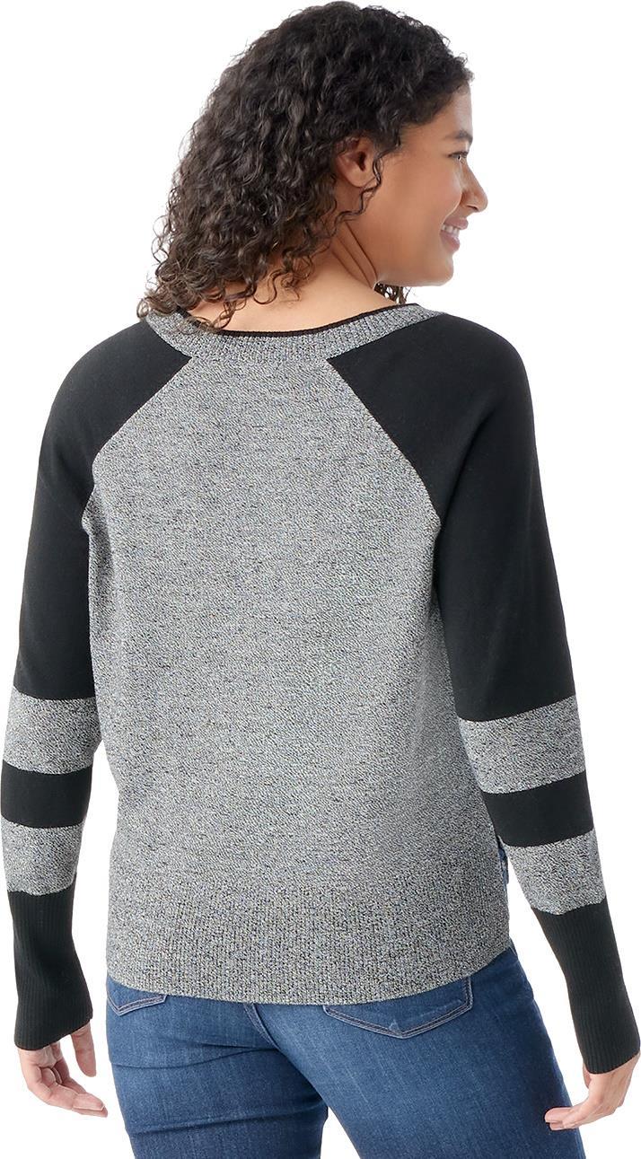 Edgewood V-Neck Sweater - Womens - Black / Natural Marl 3