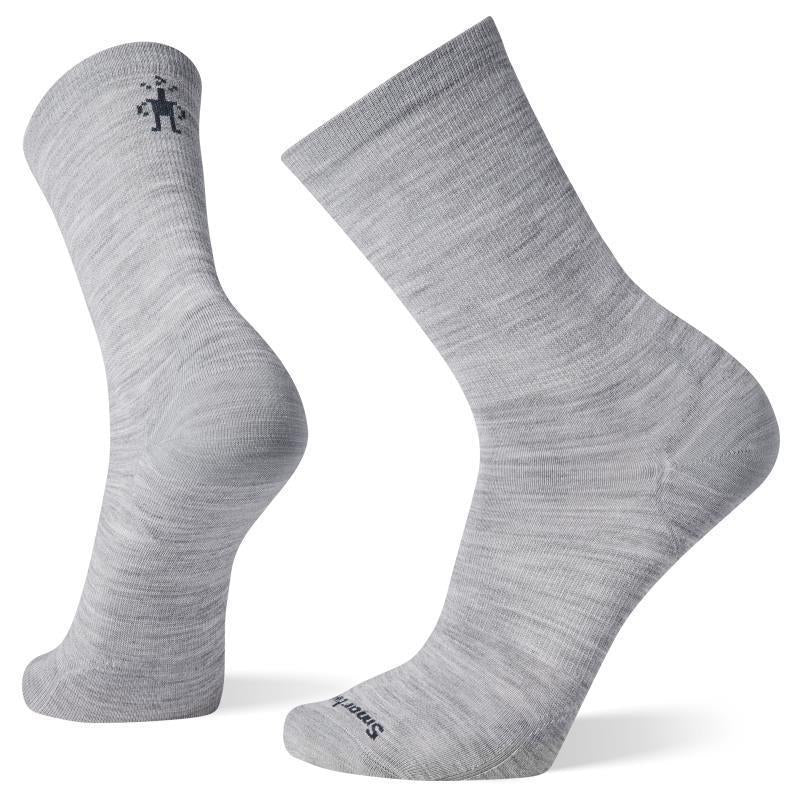 Everyday Anchor Line Crew Socks - Unisex - Light Gray 1