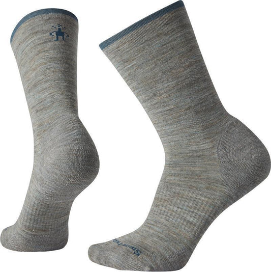 Everyday Basic Crew Socks - Womens - Light Gray 1