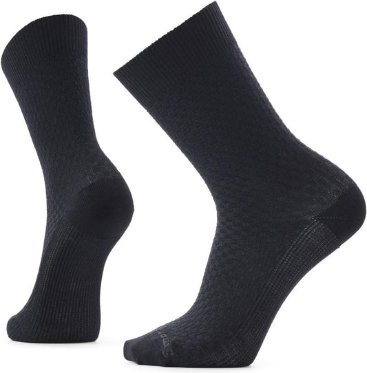 Everyday Basketweave Crew Socks - black 1