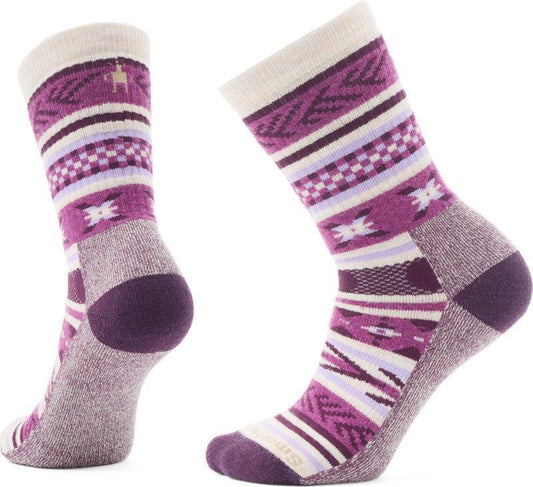 Everyday Cabin Games Crew Socks - Unisex - Meadow Mauve 1