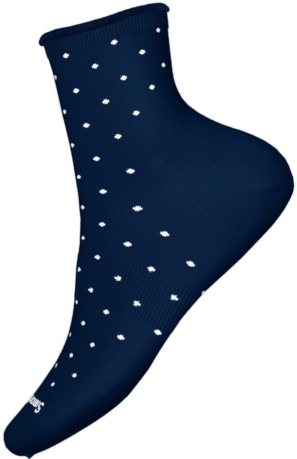 Everyday Classic Dot Ankle Socks - Womens - deep navy 1