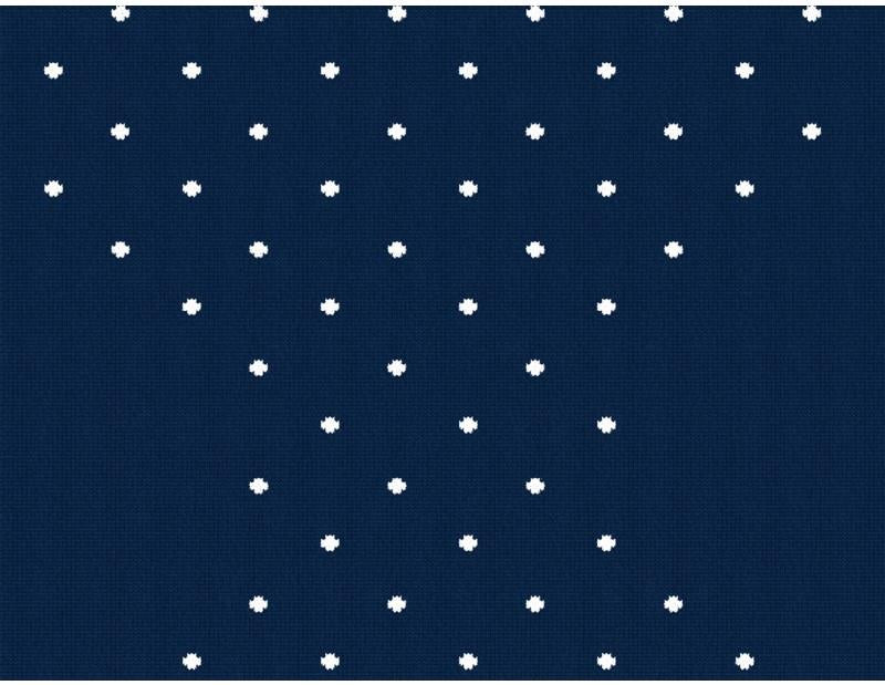 Everyday Classic Dot Ankle Socks - Womens - deep navy 1