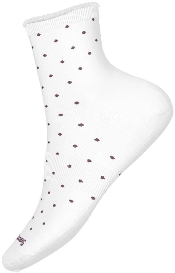 Everyday Classic Dot Ankle Socks - Womens - white 1