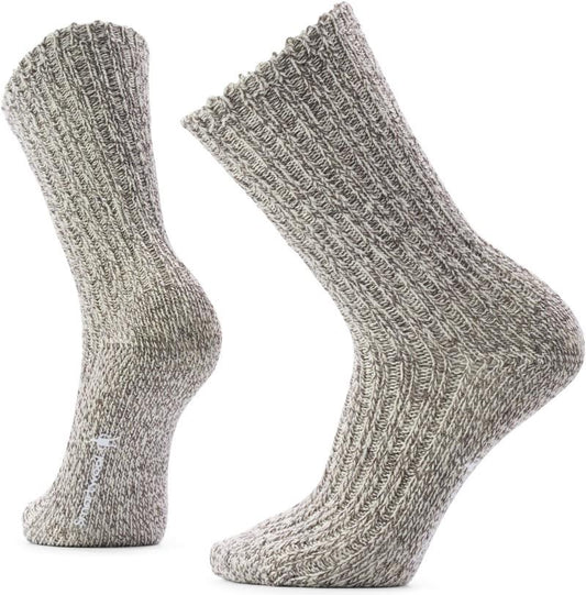 Everyday Cozy Heritage Rib Crew Socks - Mens - fossil 1
