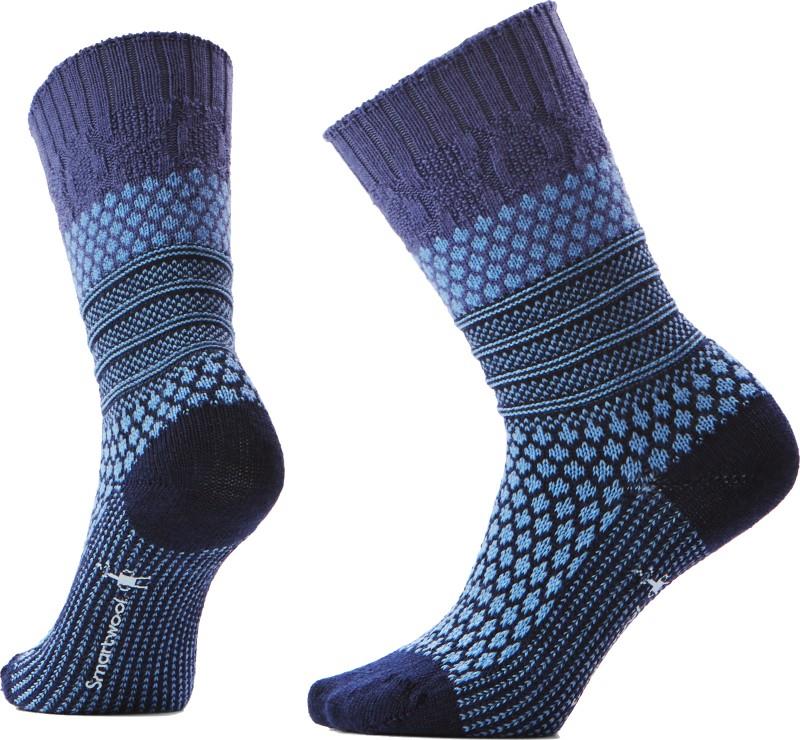Everyday Cozy Popcorn Cable Crew Socks - Unisex - serene blue 1