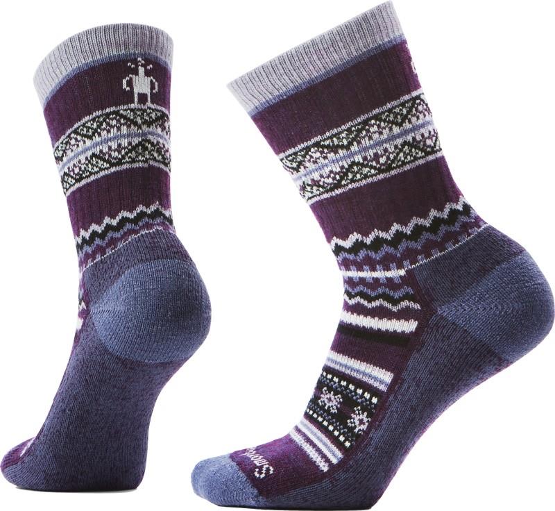Everyday Cozy Snowed In Sweater Crew Socks - Unisex - chalk violet 1