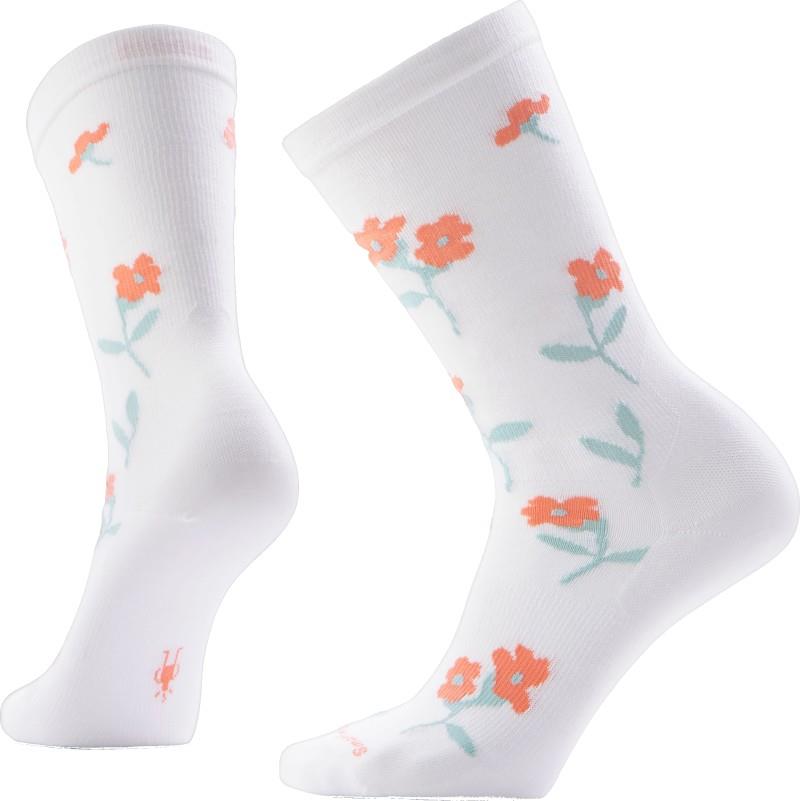 Everyday Garden Gala Crew Socks - Womens - white 1