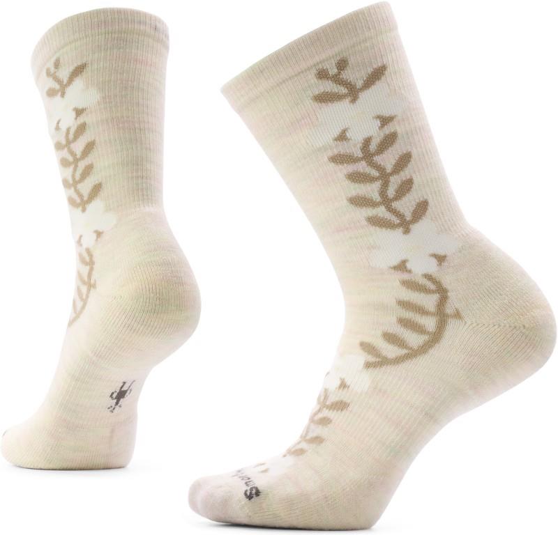 Everyday Garden Vine Crew Socks - Womens - moonbeam 1