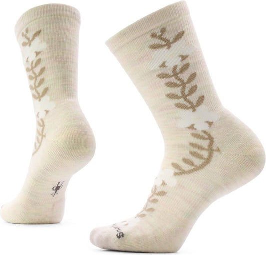 Everyday Garden Vine Crew Socks - Womens - moonbeam 1