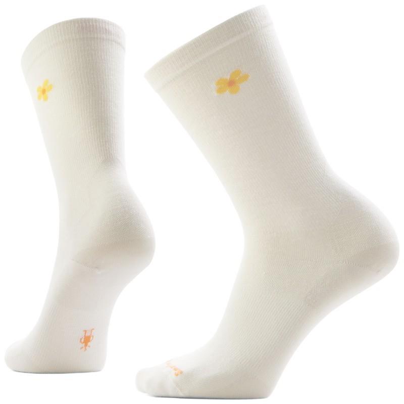 Everyday Groovy Bloom Crew Socks - Womens - natural 1
