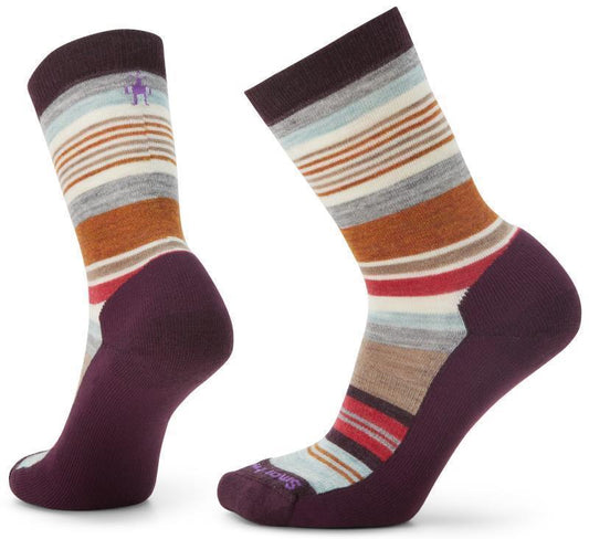 Everyday Joviansphere Crew Socks - Womens - Bordeaux 1