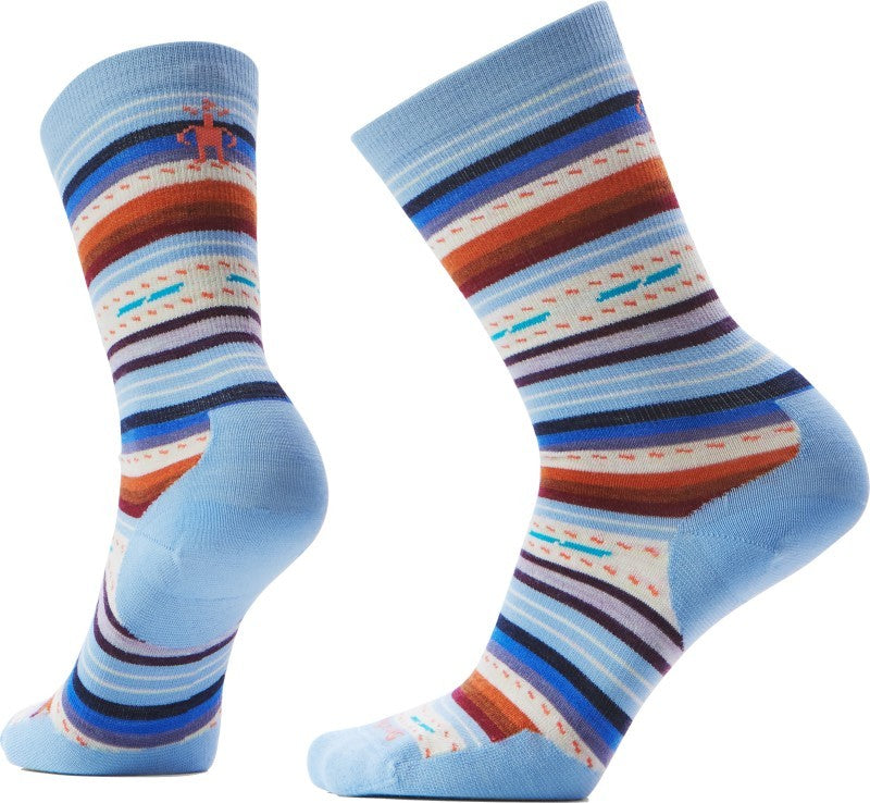 Everyday Margarita Crew Socks - Womens - serene blue 1
