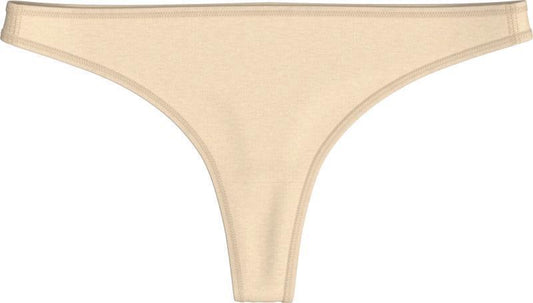 Everyday Merino Thong - Womens - Almond Heather 1