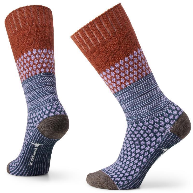 Everyday Popcorn Cable Crew Socks - Unisex - Picante 1