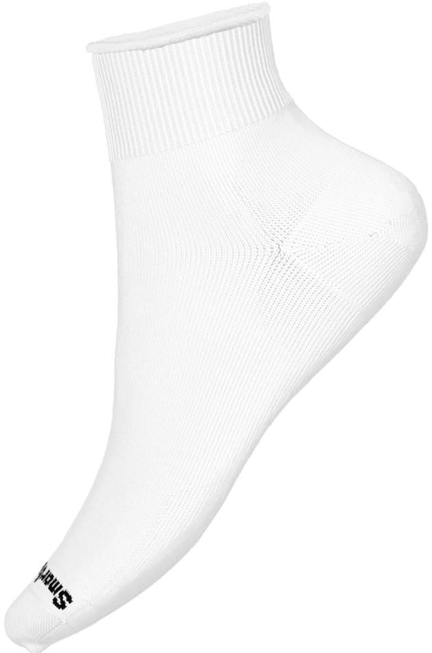 Everyday Roll Top Ankle Socks - Womens - white 1