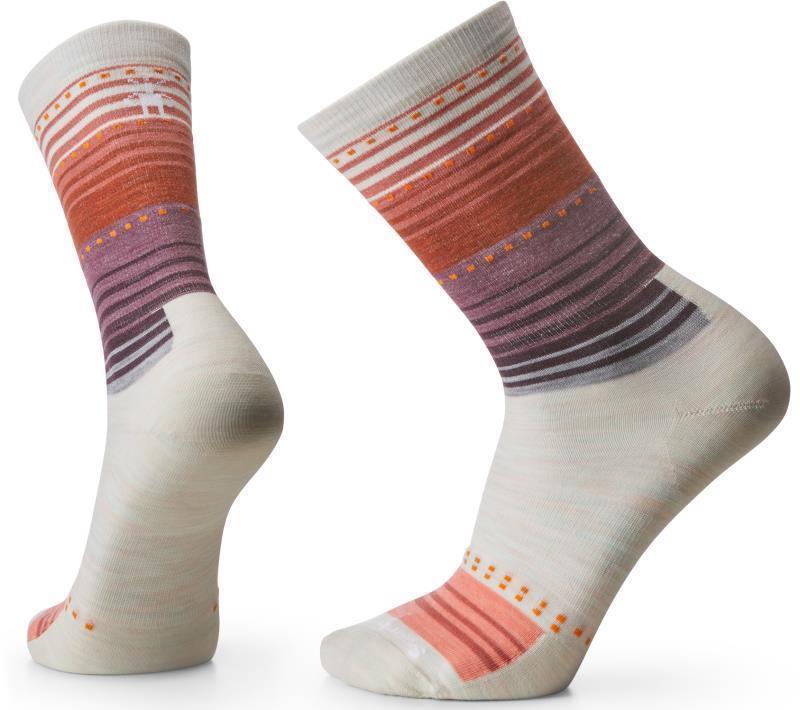 Everyday Stitch Stripe Crew Socks - Unisex - Moonbeam 1