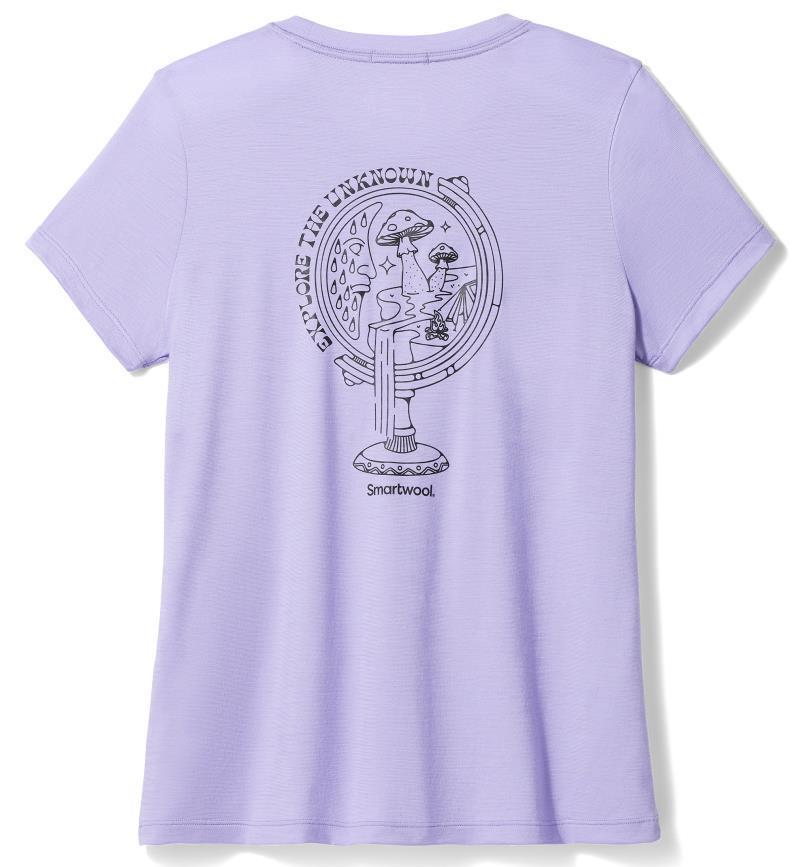 Explore The Unknown Graphic SS Tee - Womens - Ultra Violet 2