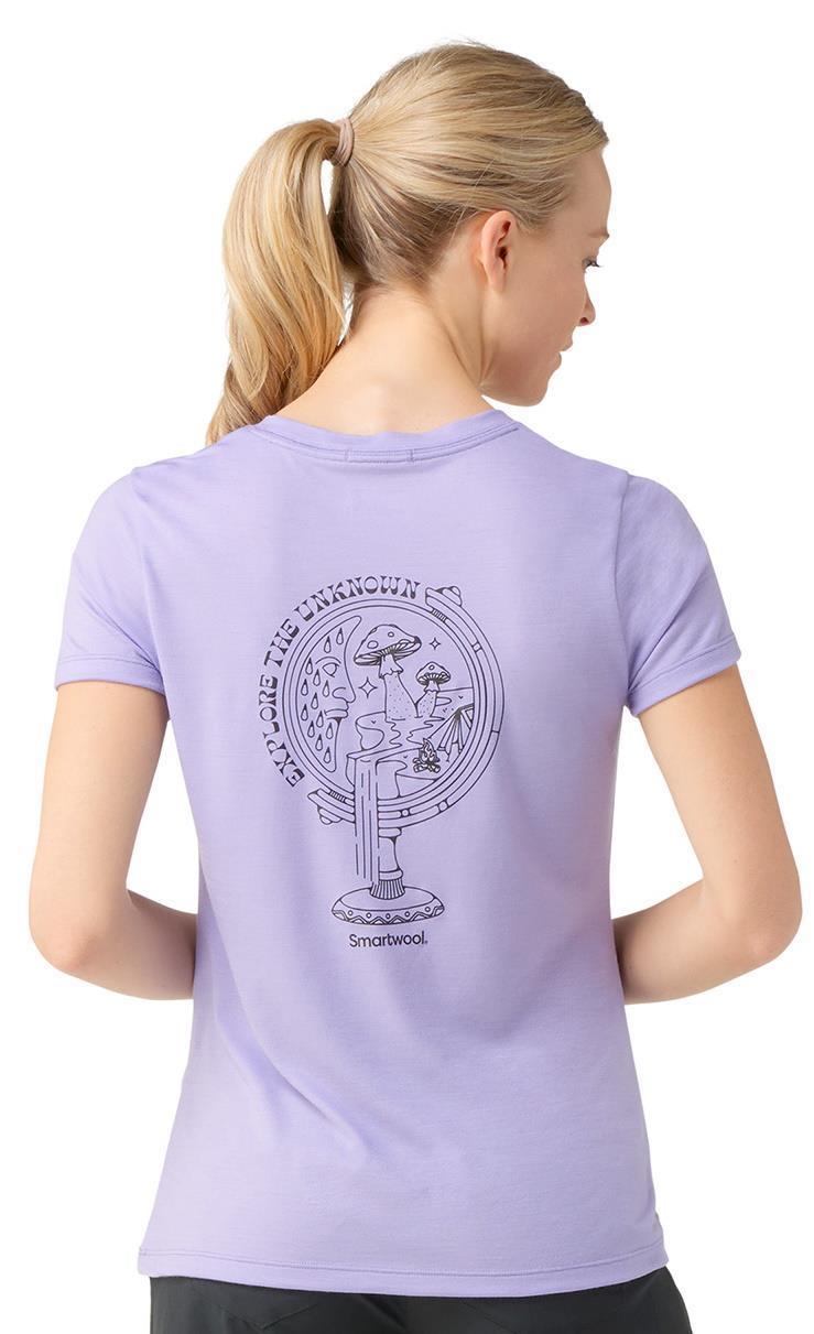 Explore The Unknown Graphic SS Tee - Womens - Ultra Violet 4