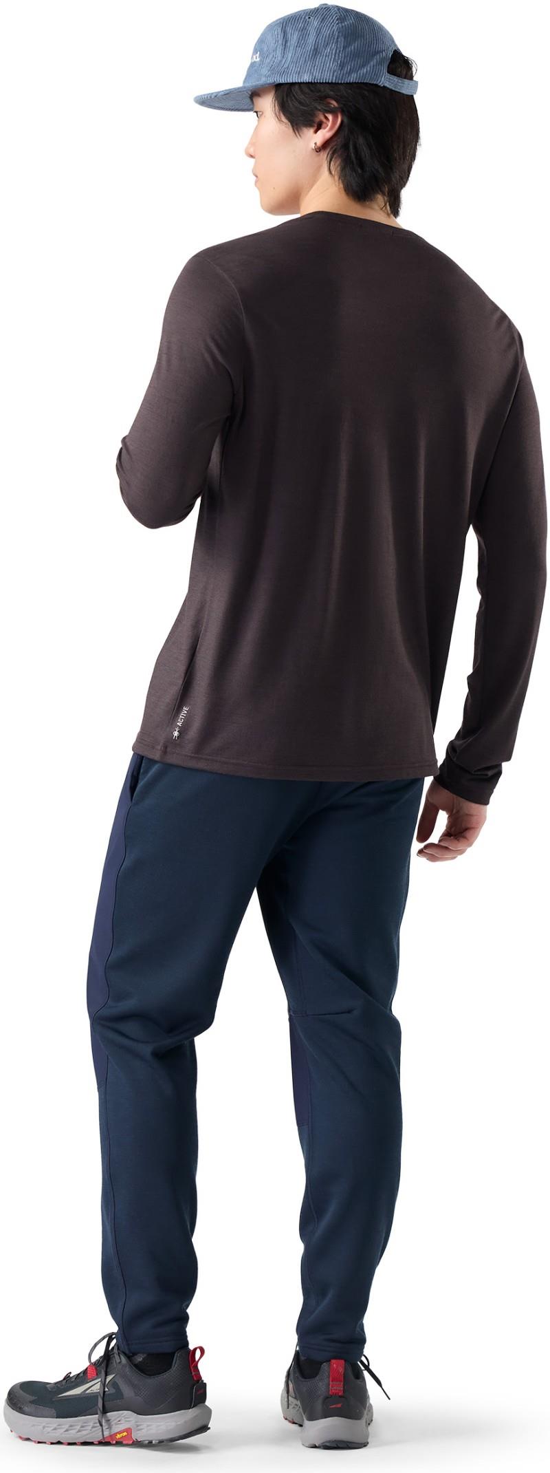 First Chair Pursuit Active LS Graphic Tee - Mens - mink heather 1