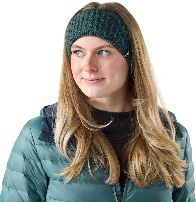 Fleece Lined Headband - dusty teal heather 1