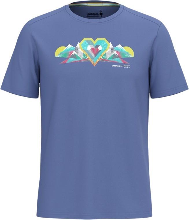 Geo Peaks Active Graphic SS Tee - Unisex - nightfall blue 1