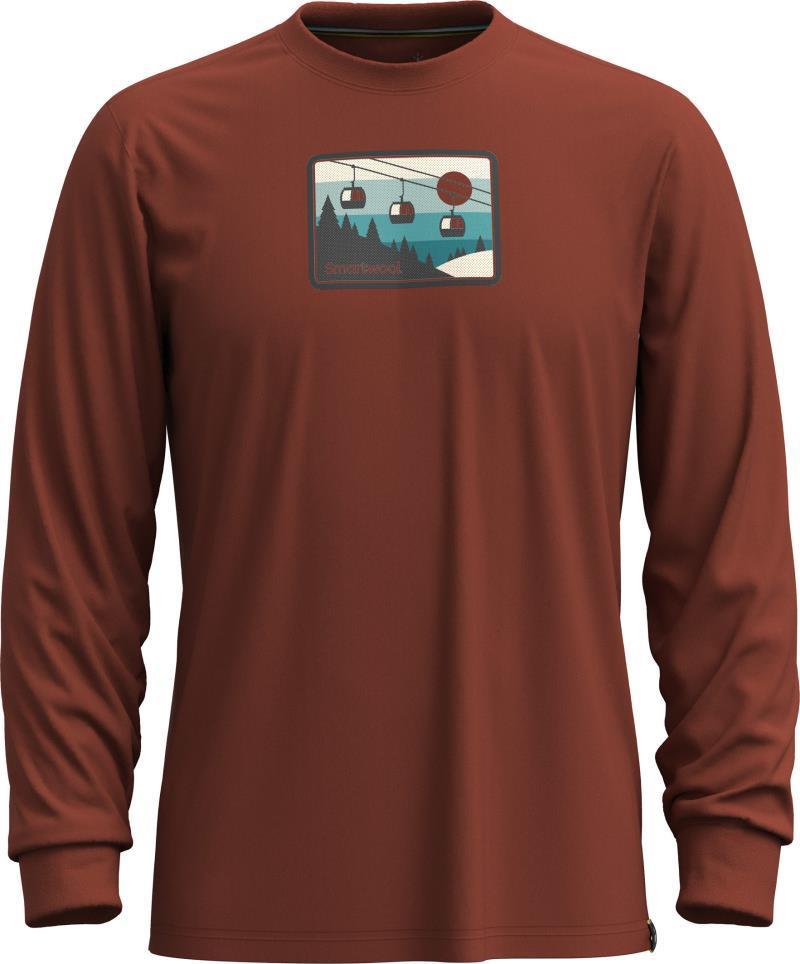 Gondola Ride Graphic LS Tee - Unisex - Pecan Brown 2