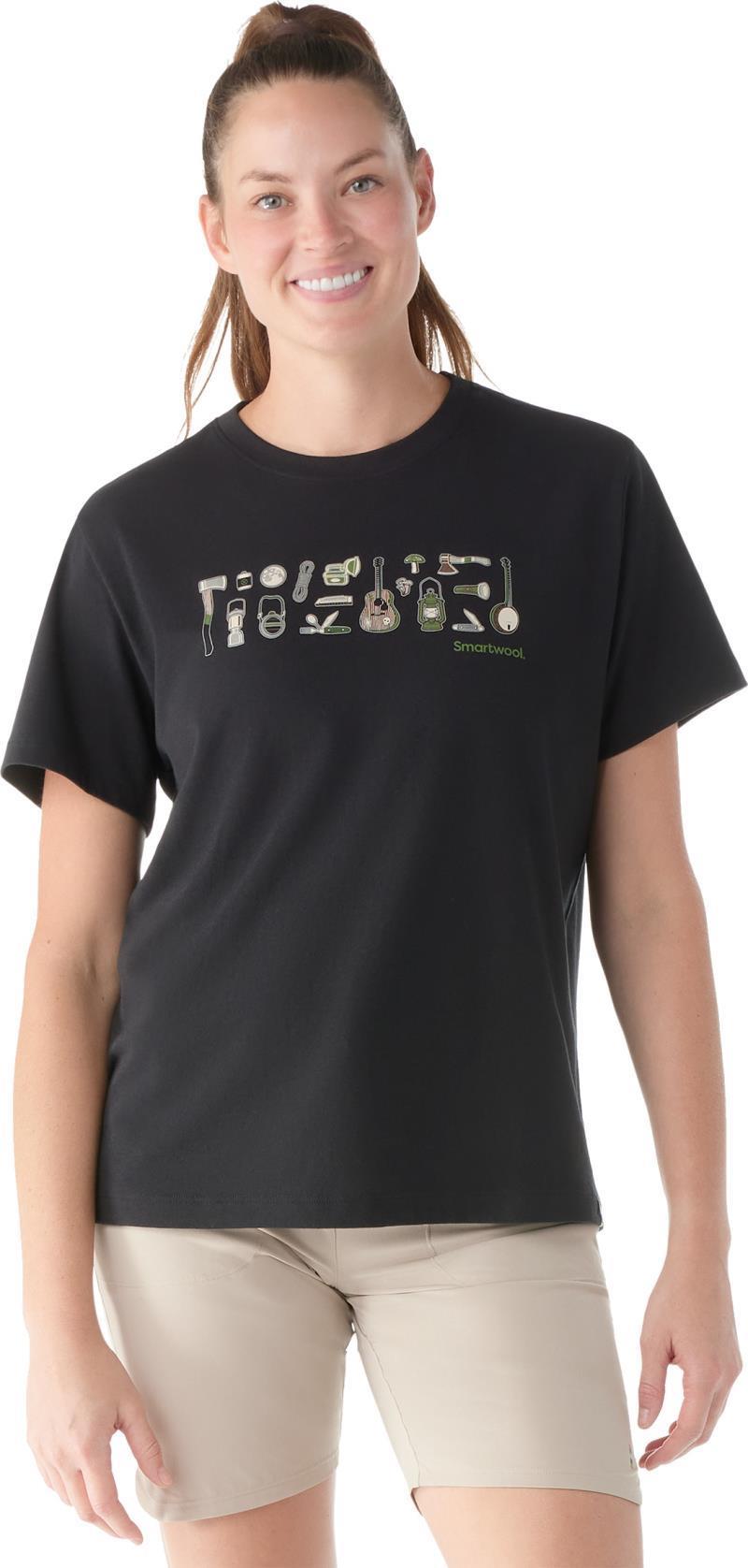 Gone Camping Graphic SS Tee - Unisex - Black 2
