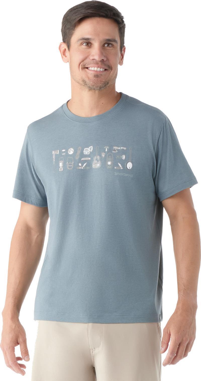 Gone Camping Graphic SS Tee - Unisex - Pewter Blue 2
