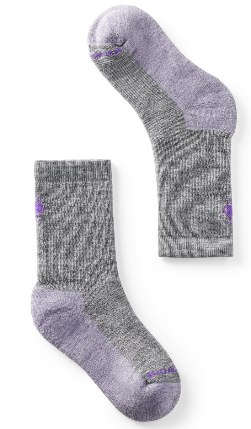 Hike Full Cushion Crew Socks - Kids - Light Gray 1