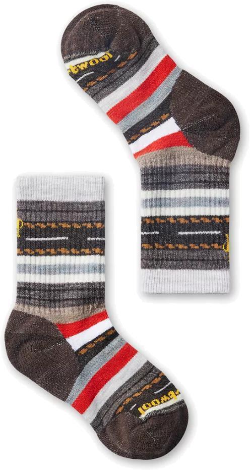 Hike Full Cushion Margarita Crew Socks - Kids - Chestnut 1