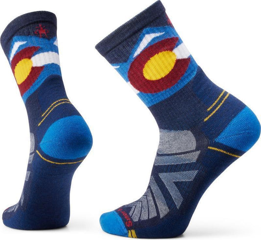 Hike Light Cushion Colorado Crew Socks - Mens - Laguna Blue 1