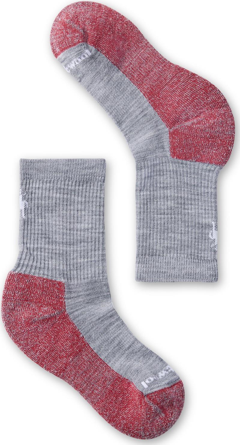 Hike Light Cushion Crew Socks - Kids - Light Gray 1