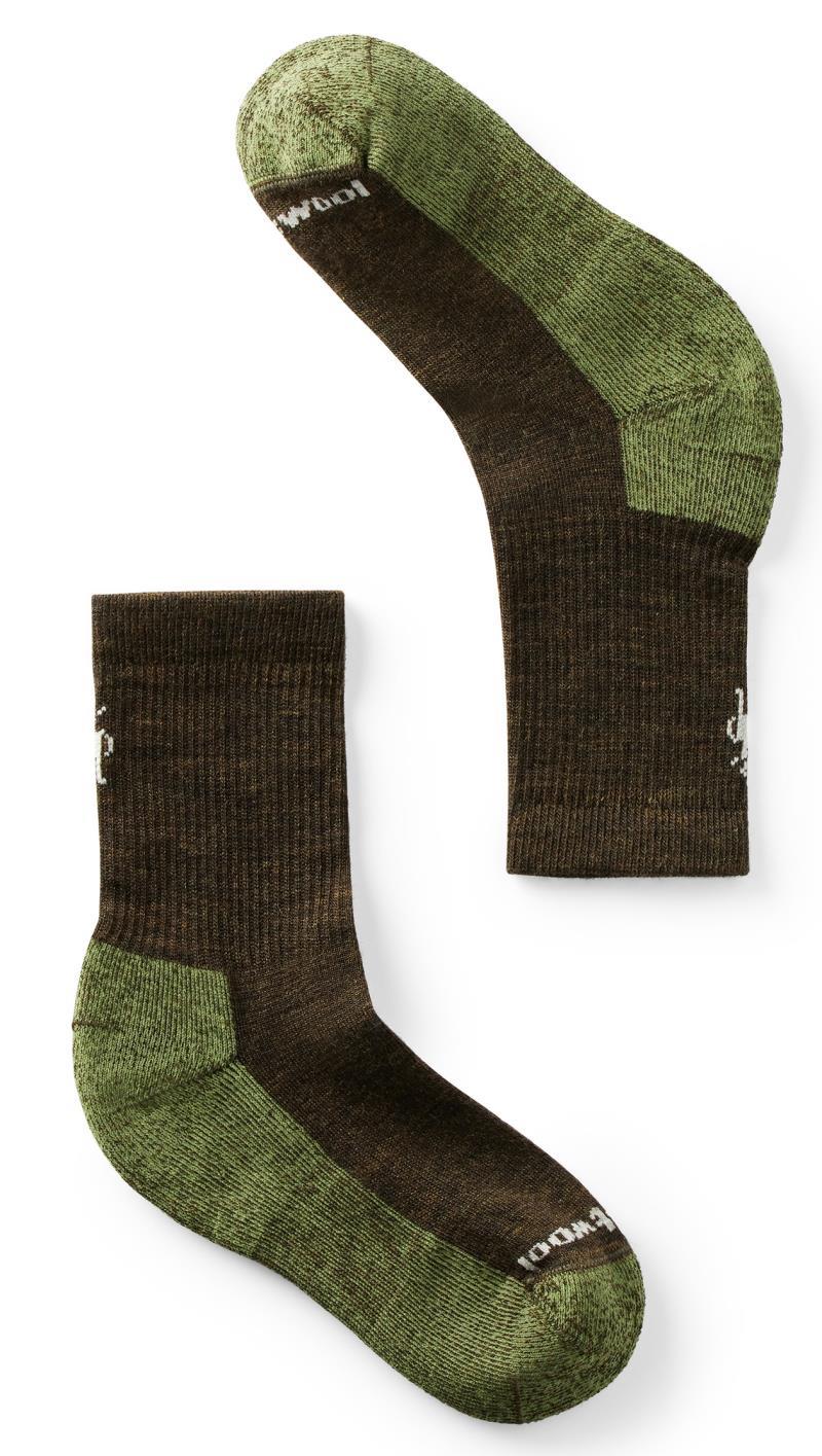 Hike Light Cushion Crew Socks - Kids - Military Olive 1