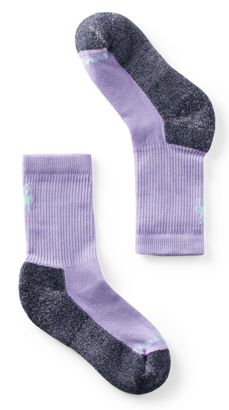 Hike Light Cushion Crew Socks - Kids - Ultra Violet 1