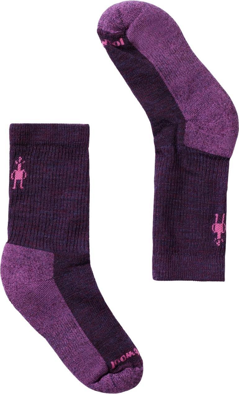 Hike Light Cushion Crew Socks - Kids - purple iris 1