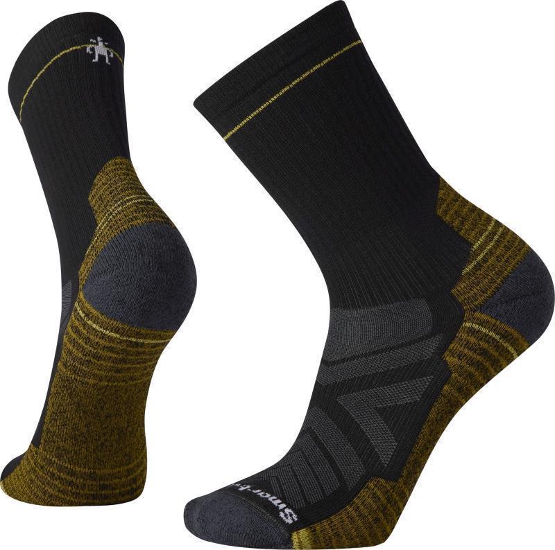 Hike Light Cushion Crew Socks - Mens - black 1