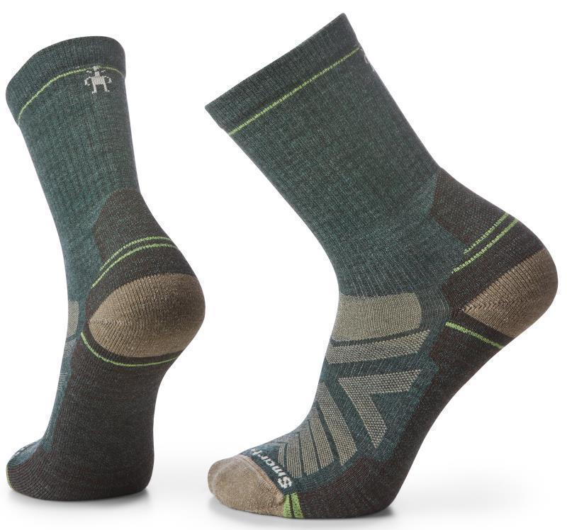 Hike Light Cushion Crew Socks - Mens - dark sage 1