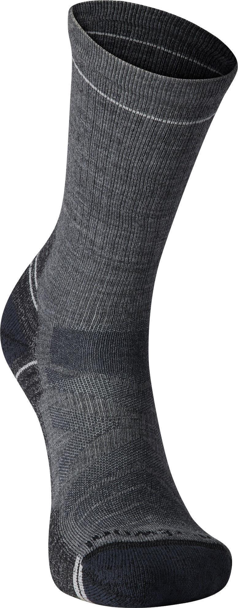 Hike Light Cushion Crew Socks - Mens - medium gray 1