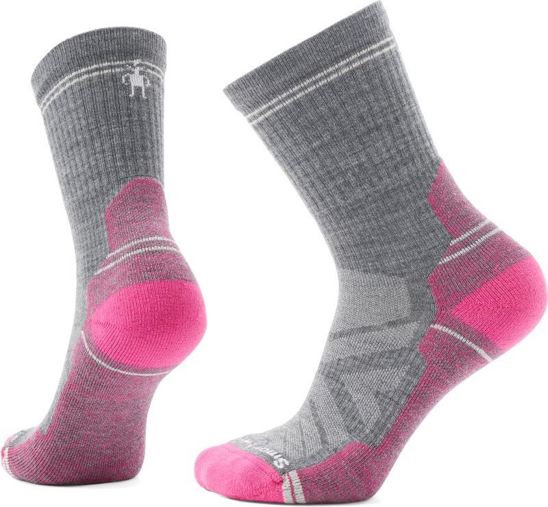 Hike Light Cushion Crew Socks - Womens - Power Pink 1
