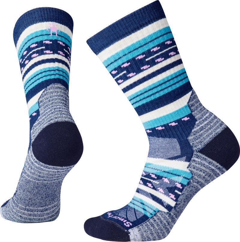 Hike Light Cushion Margarita Crew Socks - Womens - Alpine Blue 1