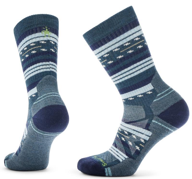 Hike Light Cushion Margarita Crew Socks - Womens - Deep Navy 1
