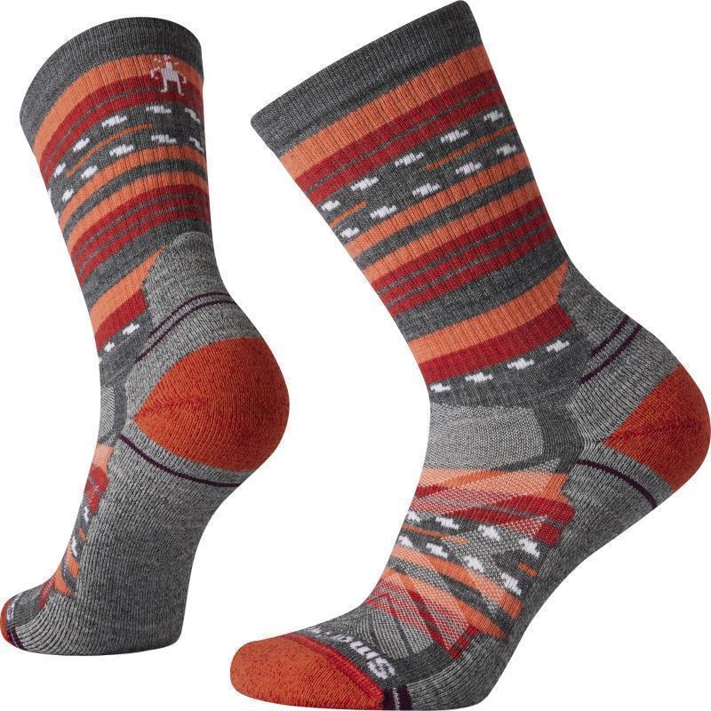 Hike Light Cushion Margarita Crew Socks - Womens - Medium Gray 1